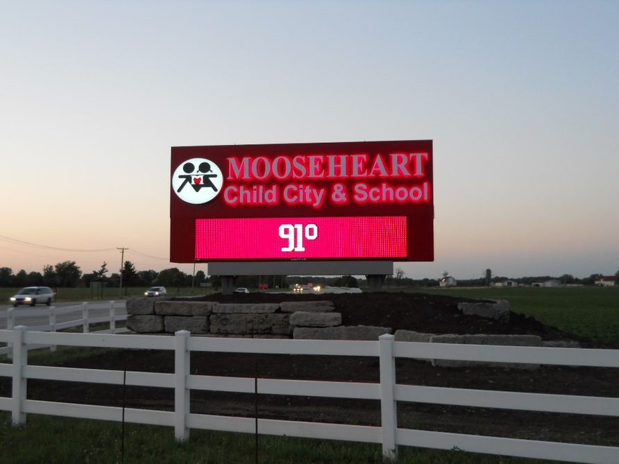 Mooseheart’s signage